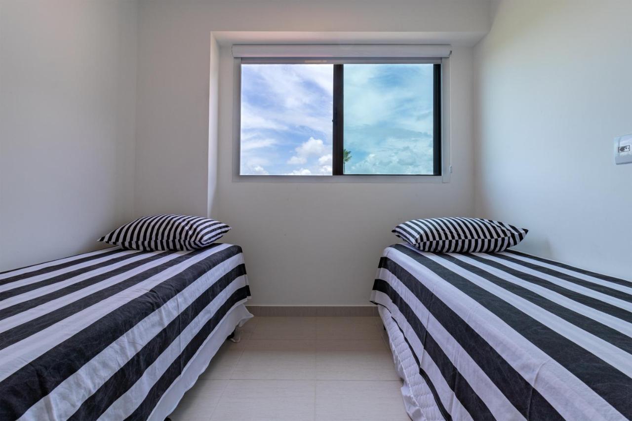 Cupe Beach Lving apt Frente Piscina 3 Quartos Porto de Galinhas Exterior foto