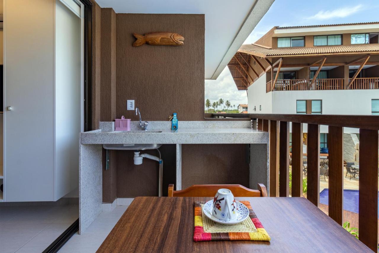 Cupe Beach Lving apt Frente Piscina 3 Quartos Porto de Galinhas Exterior foto